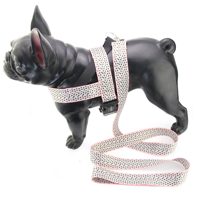 Adjustable Dog Harness & Leash Set - Vest Style for Small to Large Dogs-1