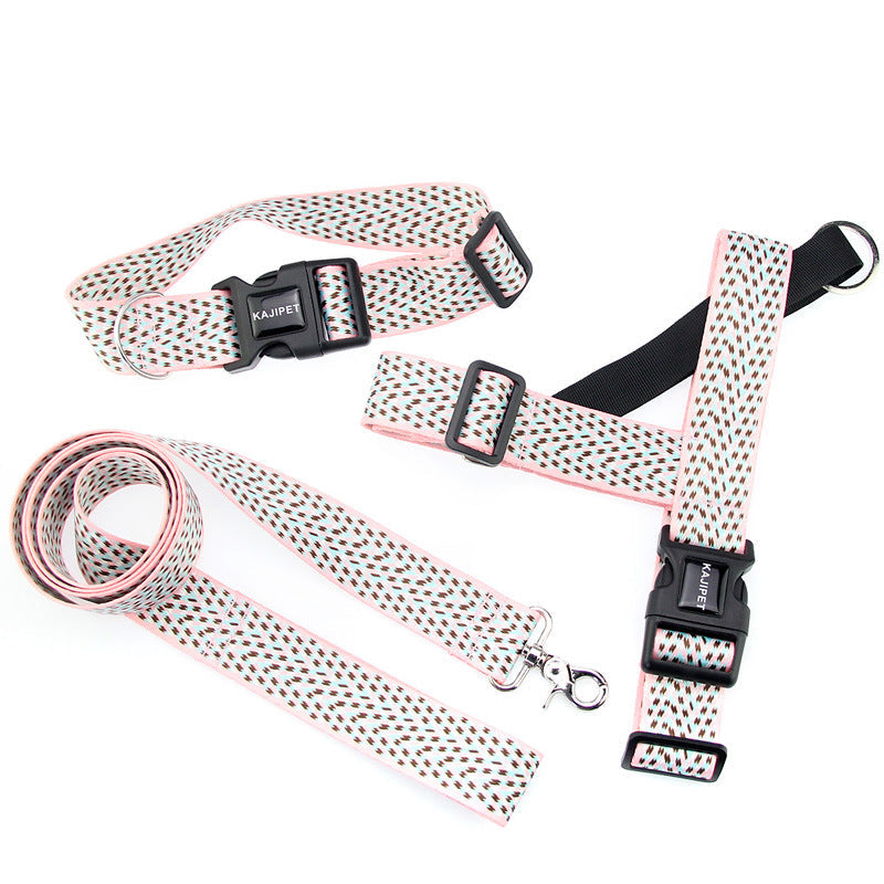 Adjustable Dog Harness & Leash Set - Vest Style for Small to Large Dogs-4