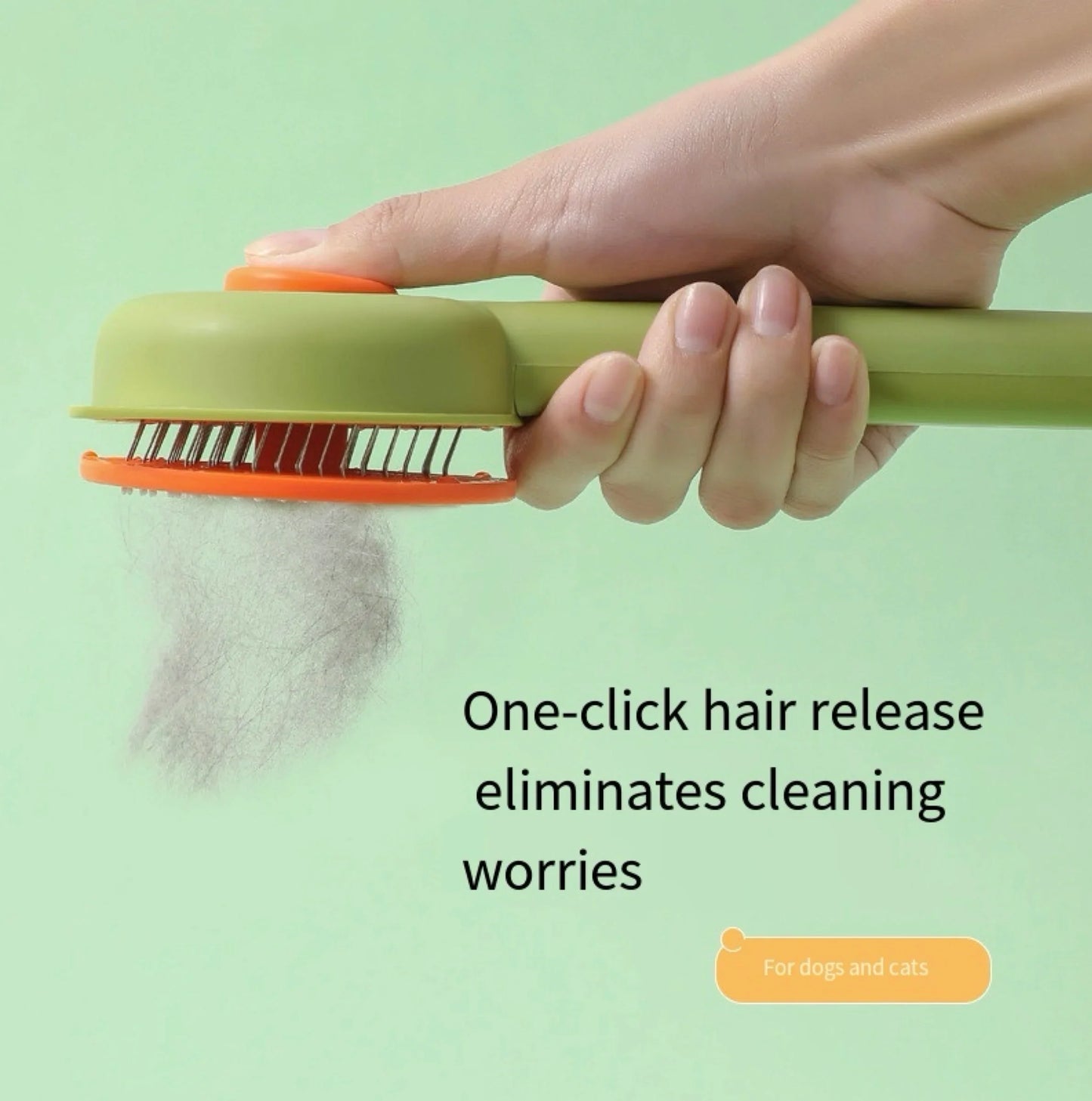 Groom & Clean: Self-Cleaning Pet Brush-1