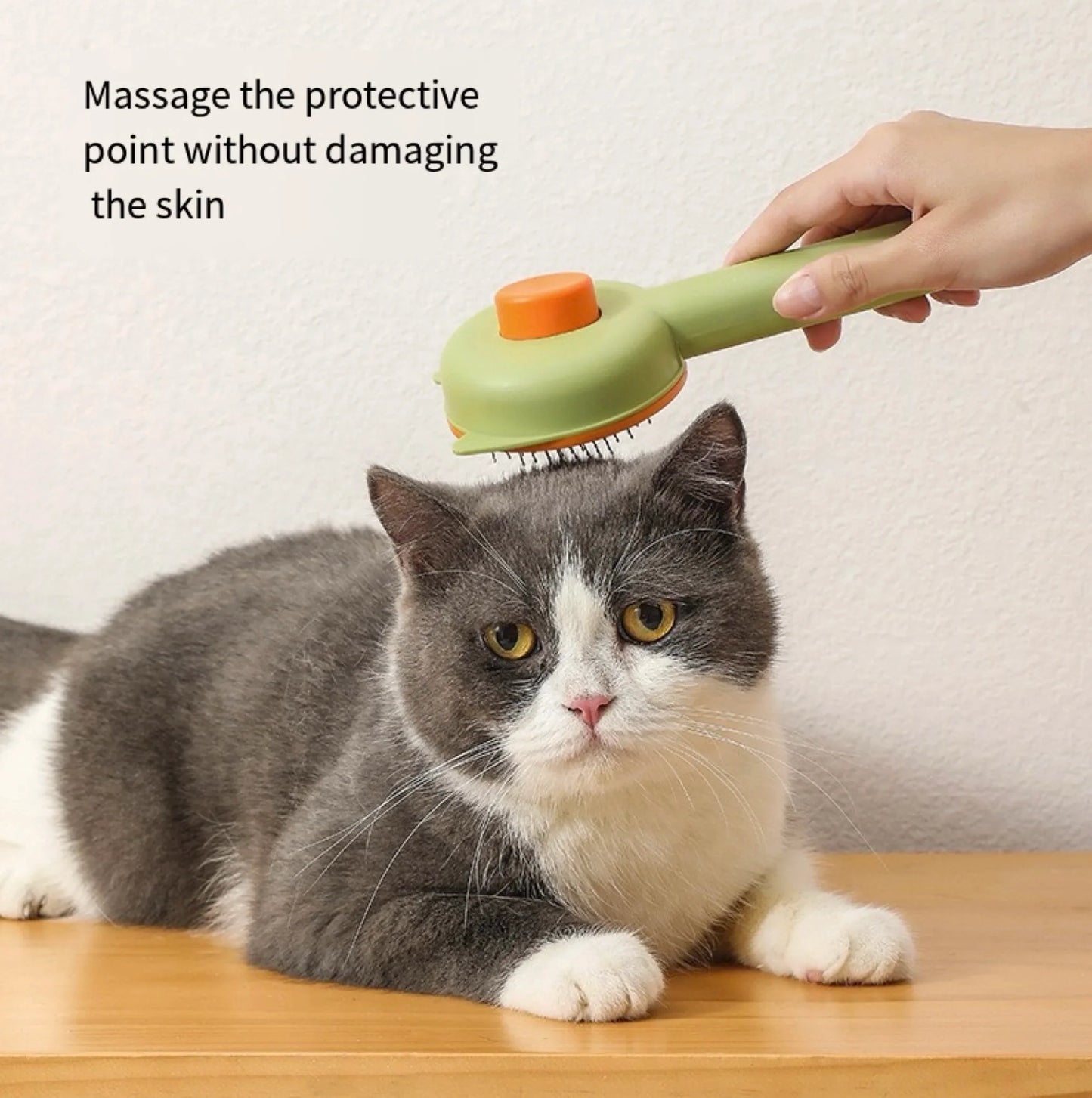 Groom & Clean: Self-Cleaning Pet Brush-2