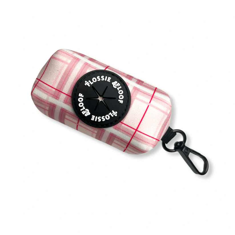 Oxford "Blush" Dog Poop Bag Holder – by Flossie & Floof-0