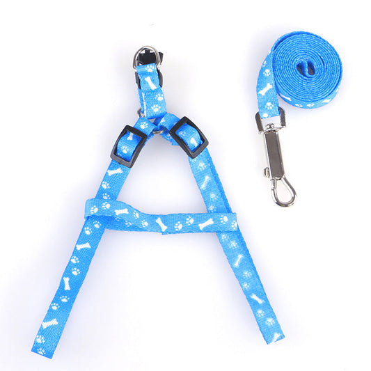 Adjustable Dog Harness - Colorful Chest Strap for Comfortable Walks-0