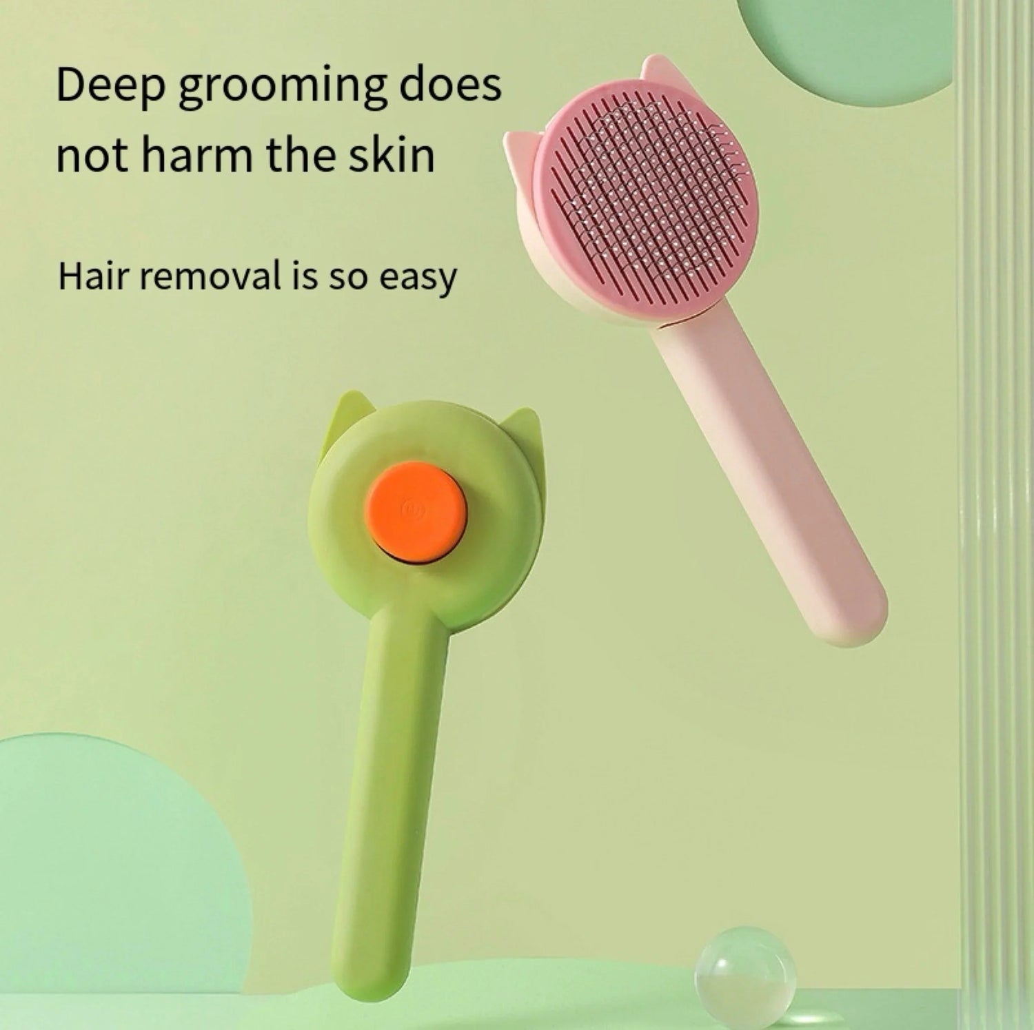 Groom & Clean: Self-Cleaning Pet Brush-0